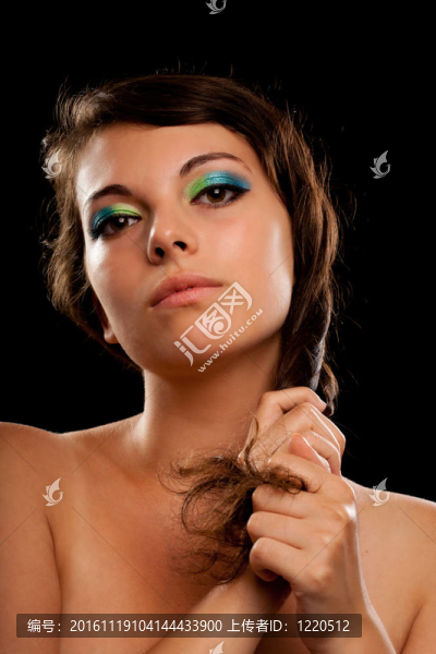 美麗的年輕女士