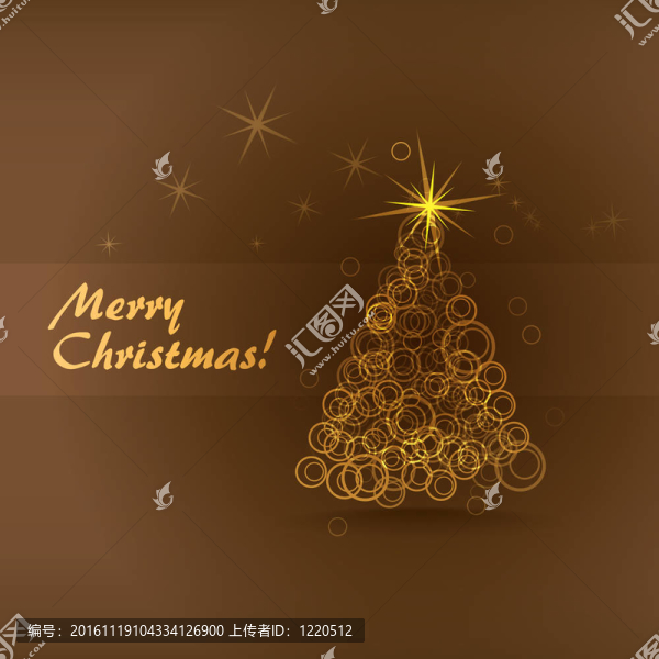 抽象的圣誕樹