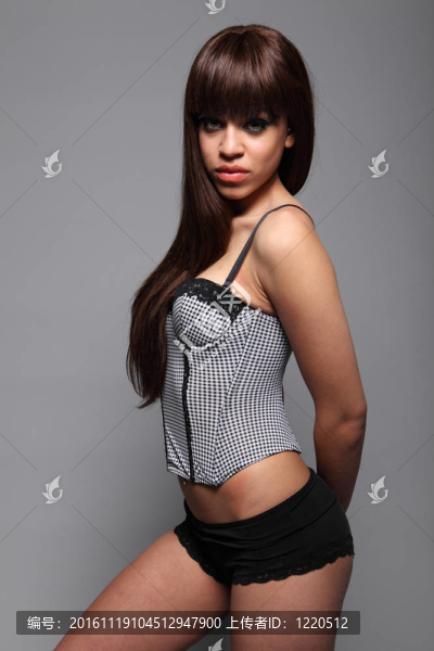 性感的緊身胸衣內(nèi)衣美女內(nèi)衣的女孩