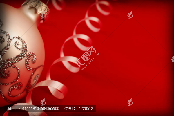 紅色的圣誕卡