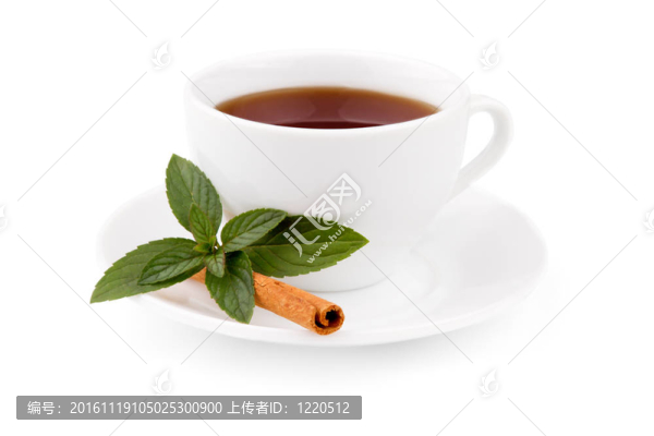薄荷肉桂茶杯圖片