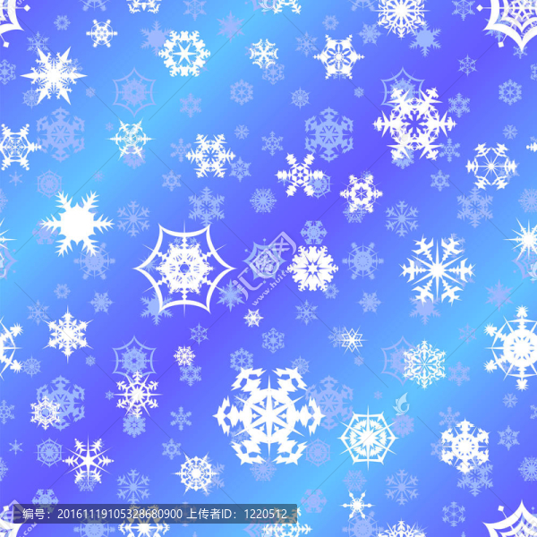 重復(fù)的雪花背景
