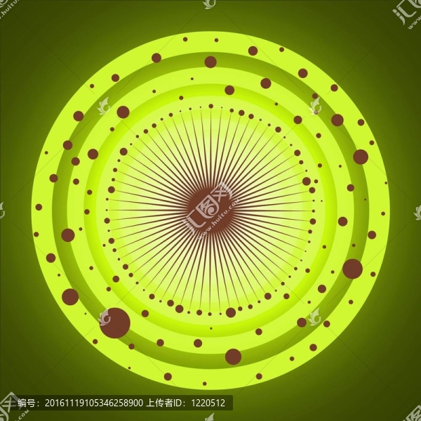 綠色的圓形設(shè)計(jì)