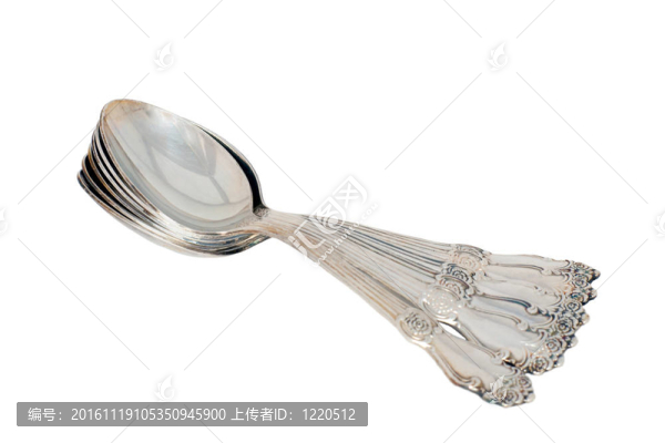 銀色的勺子