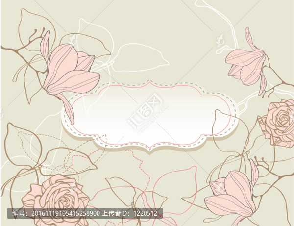 背景的花