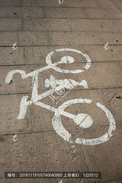 自行車(chē)上的圖像