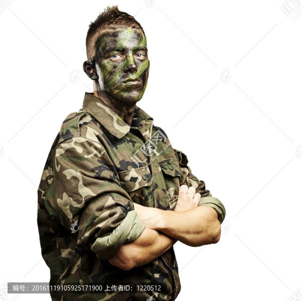 年輕的士兵肖像