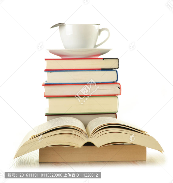 白色孤立的書籍