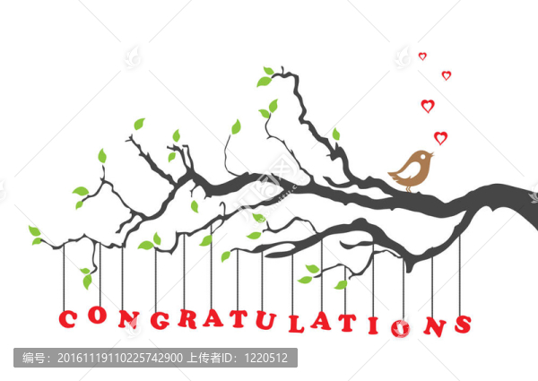 鳥類祝賀卡