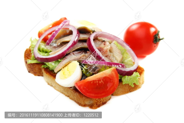 熏鯡魚三明治。