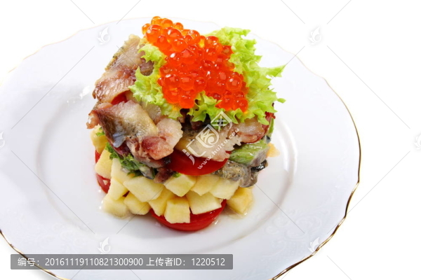 煙熏鯡魚(yú)沙拉。