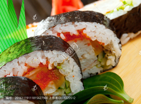 煙熏魚壽司卷