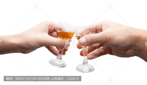 兩只戴著白色隔離眼鏡的手