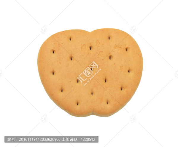 心形圣誕香料蛋糕孤立在白色背景