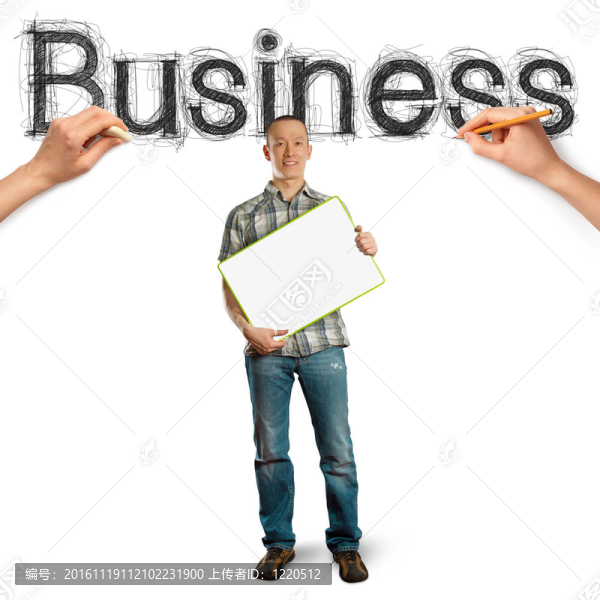 與商人的素描字生意