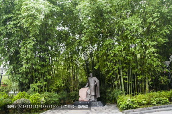浣花溪公園雕塑