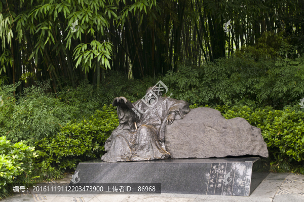 浣花溪公園雕塑-匯圖網(wǎng) www.fosd68.com 浣花溪公園雕塑