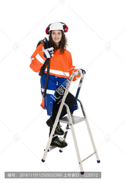 女建筑工