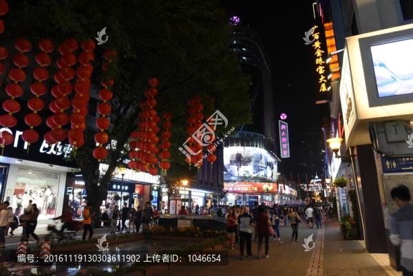 廣州北京路步行街夜景
