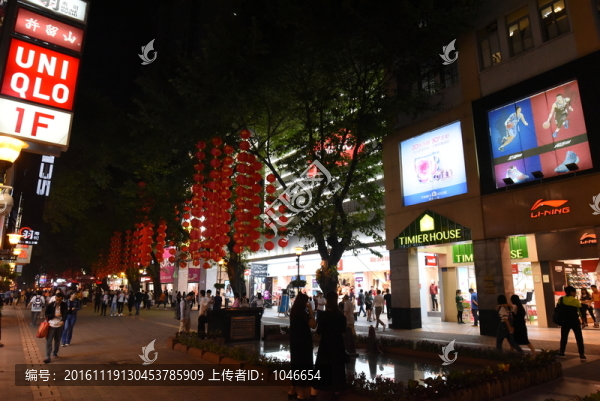 廣州北京路步行街夜景
