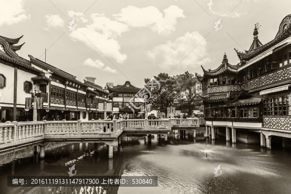 上海城隍廟懷舊照片