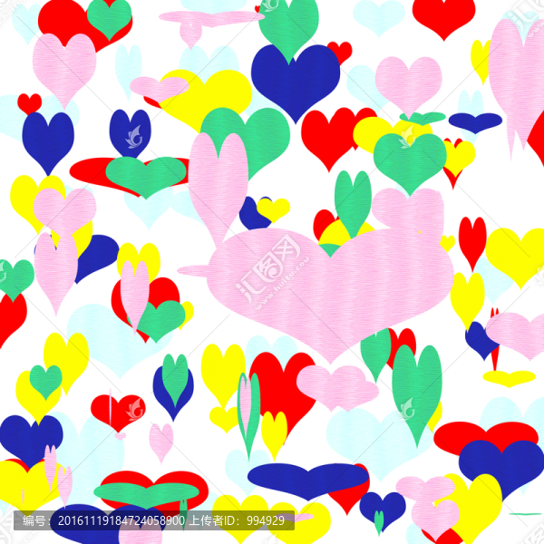 愛(ài)心底紋背景