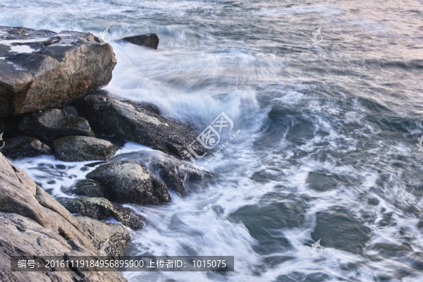 陽江閘坡好望角海邊浪花