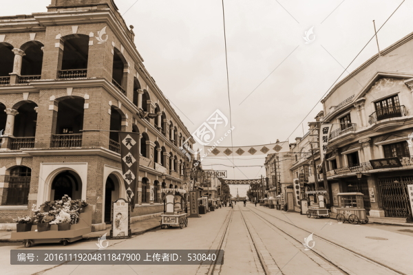 老上海街景