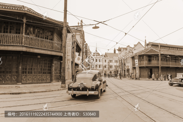 老上海街景