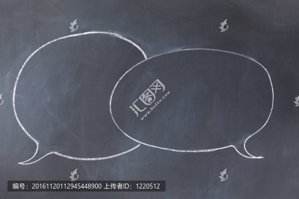 黑板上空空的連環(huán)漫畫氣球