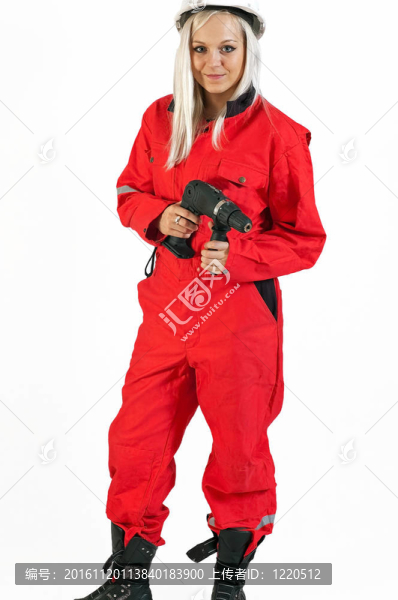 建筑工人的女人