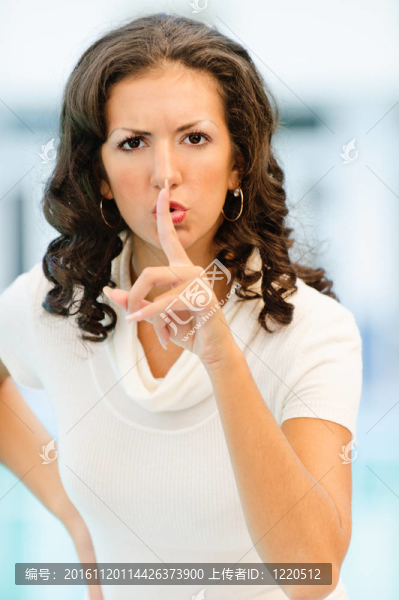 迷人的深色頭發(fā)的女人的肖像