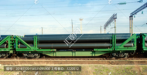 鐵路平車與管