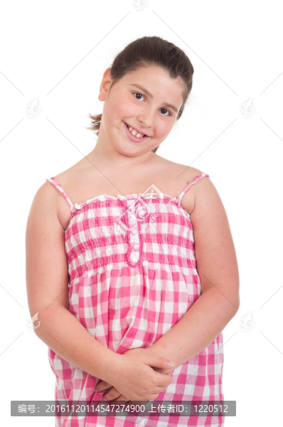 小女孩的微笑