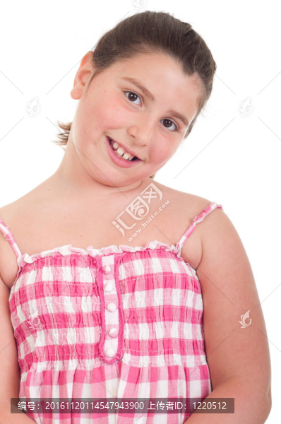 小女孩的微笑