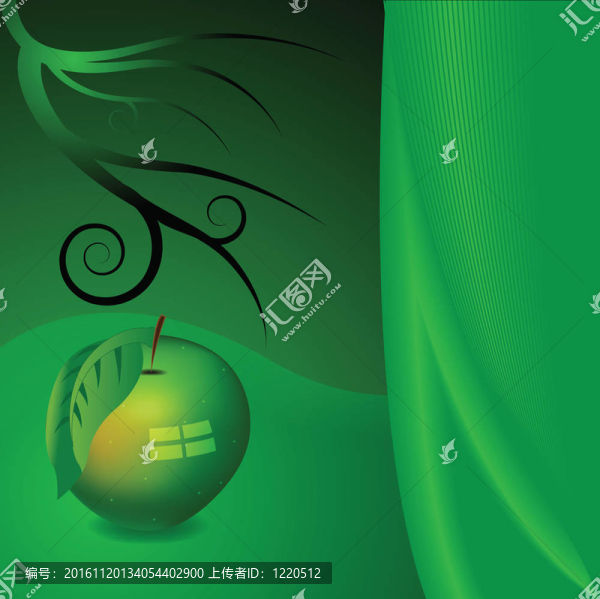 綠色的蘋果