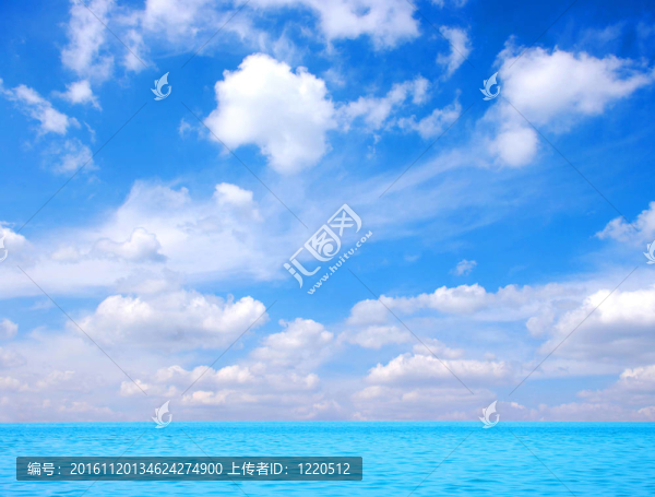 藍色的大海