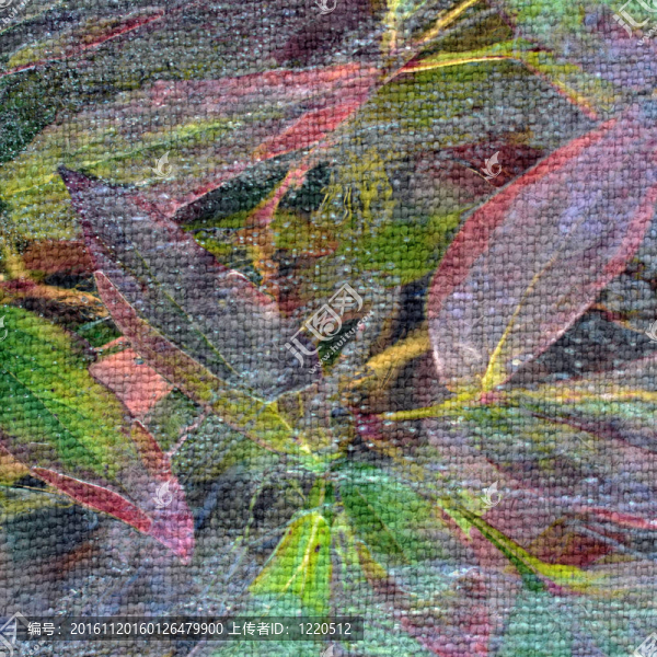 畫布上的葉子