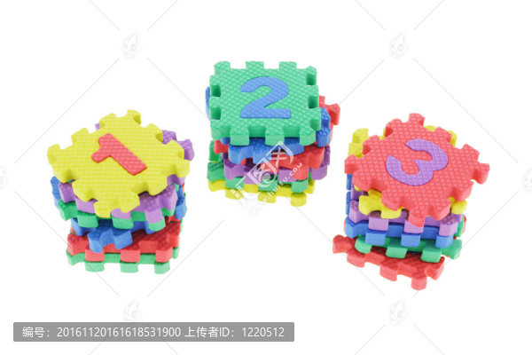 五顏六色的拼圖塊