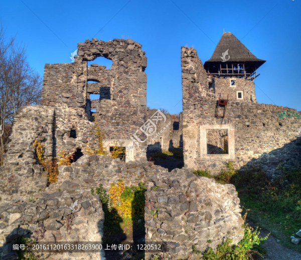 Nevytsky,Castle在Zakarpattya；烏克蘭