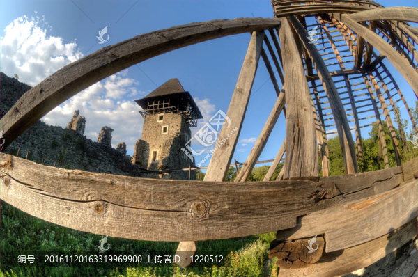 Nevytsky,Castle在Zakarpattya；烏克蘭