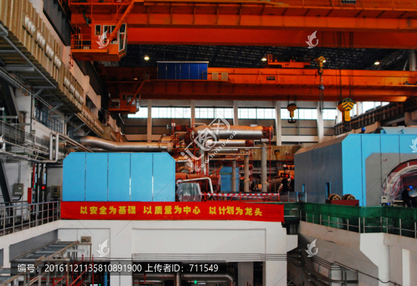 核電廠,廠房內(nèi)景,汽輪機房
