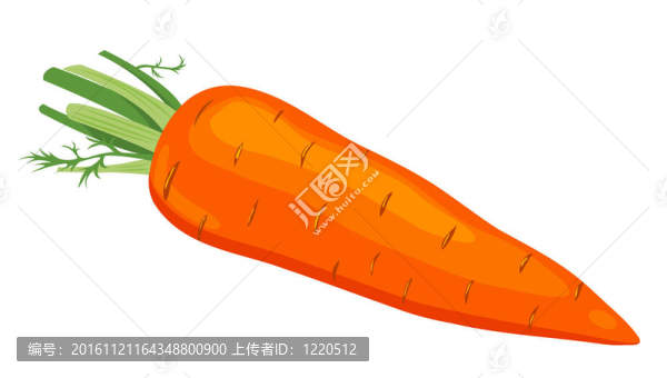 胡蘿卜。