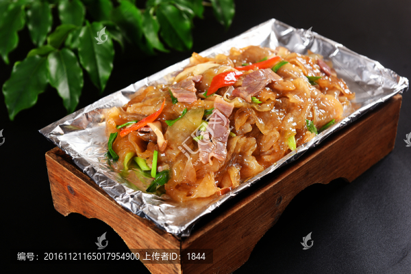 鐵板葛粉皮