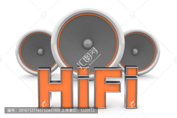 三喇叭HIFI橙色