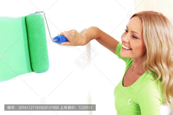 墻上的女人漆