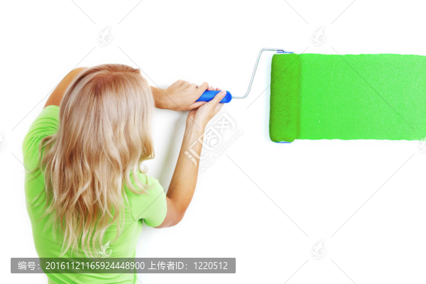 墻上的女人漆