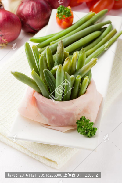 法式豆子包火腿