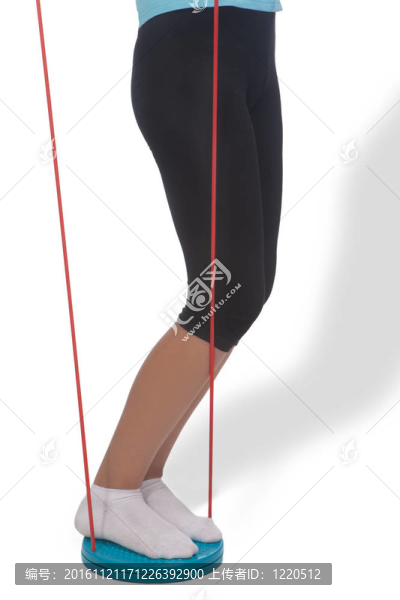 女運動員的腿