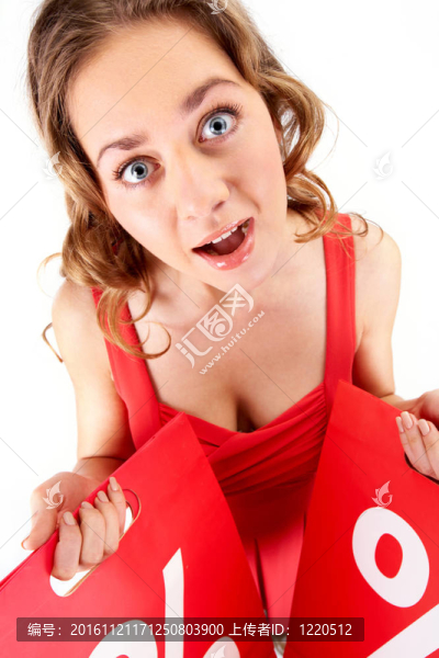 女人購物后